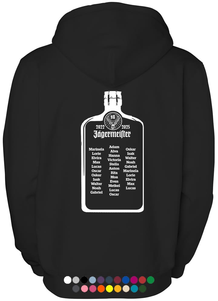 Klasströja Jagermeister digitala signaturer